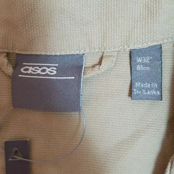 Asos utility beige relaxed casual jumpsuit NWT 32 - Picture 4 of 9